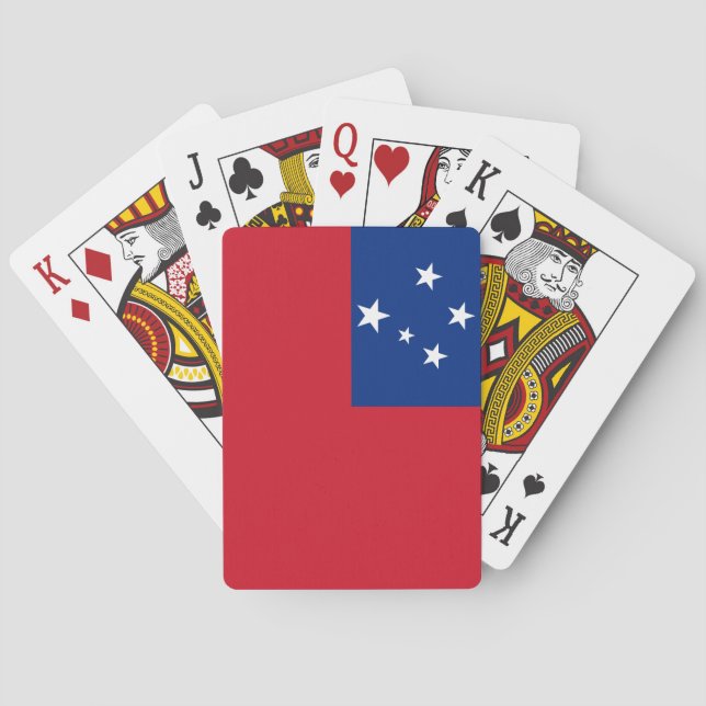 Samoa Flag Playing Cards (Back)