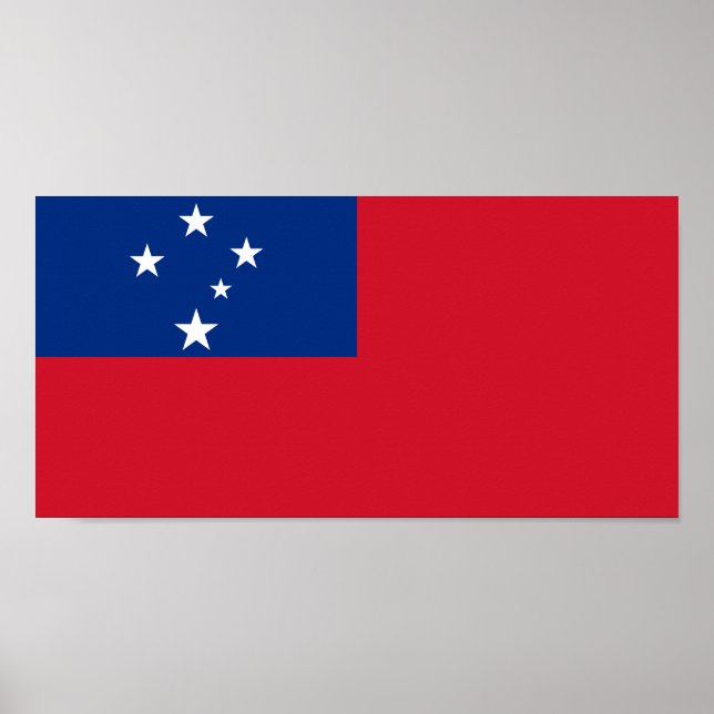 Samoa Flag Poster (Front)