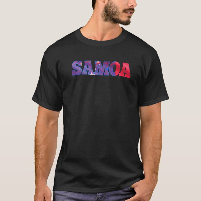 Samoa Flag T-Shirt (Front)