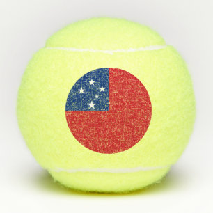 Samoa Flag Tennis Balls