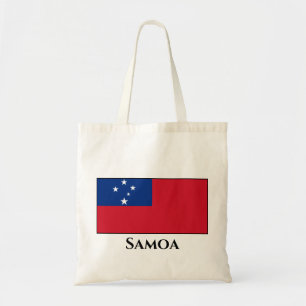 Samoa Flag Tote Bag