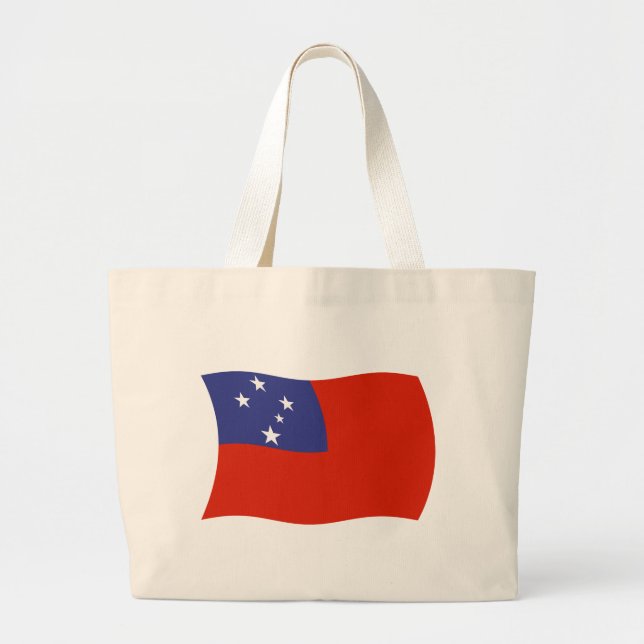Samoa Flag Tote Bag (Front)