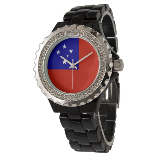 Samoa flag watch (Angled)