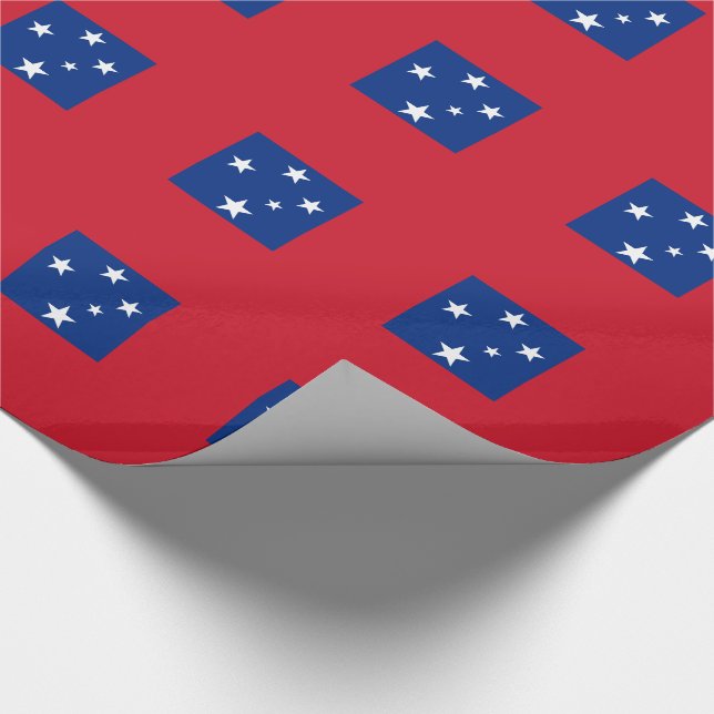 Samoa Flag Wrapping Paper (Corner)