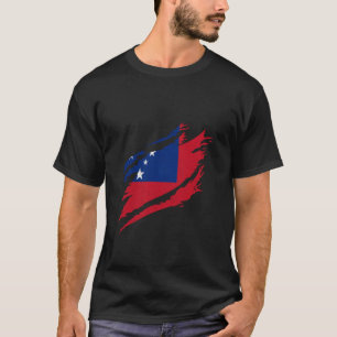 Samoa Heritage Samoan Flag Samoan Pride Samoan Roo T-Shirt