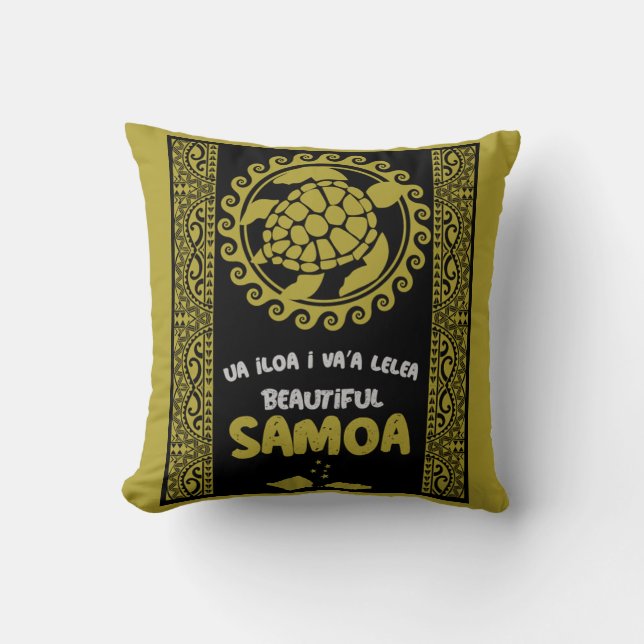 Samoa island cushion (Front)