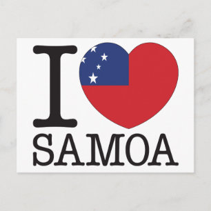 Samoa Love v2 Postcard