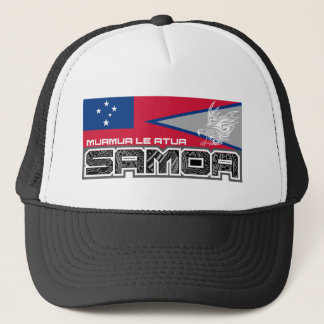 Samoa Muamua Le Atua - American Samoa / Samoa Flag Trucker Hat