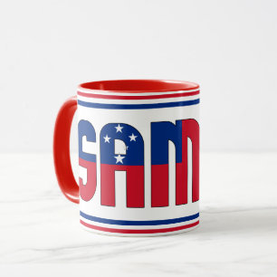 Samoa National Flag Patriotic Coffee Mug