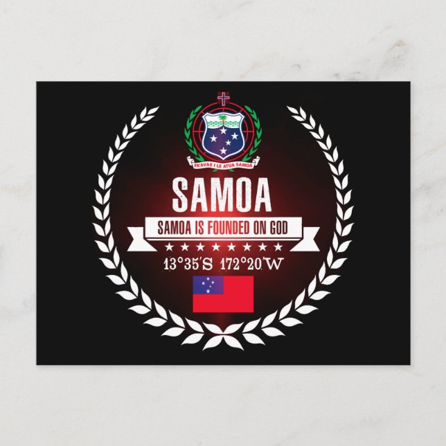 Samoa Postcard (Front)