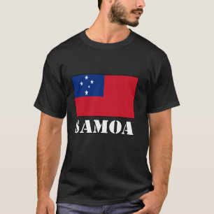Samoa Samoan Flag Heritage Samoan Pride Samoan Roo T-Shirt