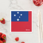Samoa & Samoan Flag party fashion /sports fans Napkin<br><div class="desc">Paper Napkins: Samoa & Samoan Flag - love my country,  travel,  holiday,  national patriots / sports fans</div>