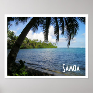 Samoa, Southern Pacific Ocean Poster