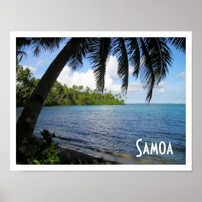 Samoa, Southern Pacific Ocean Poster (Front)