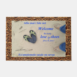 Samoan Afio mai /Welcome Door Mat