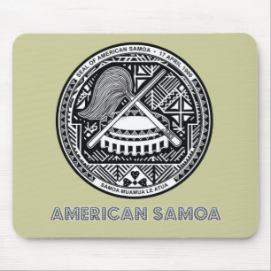 Samoan Emblem Mouse Pad