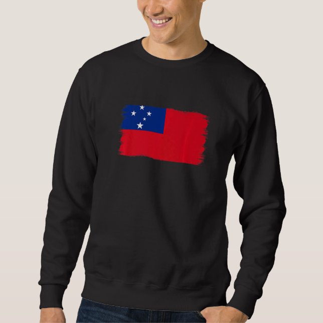 Samoan Flag Samoa  2 Sweatshirt (Front)