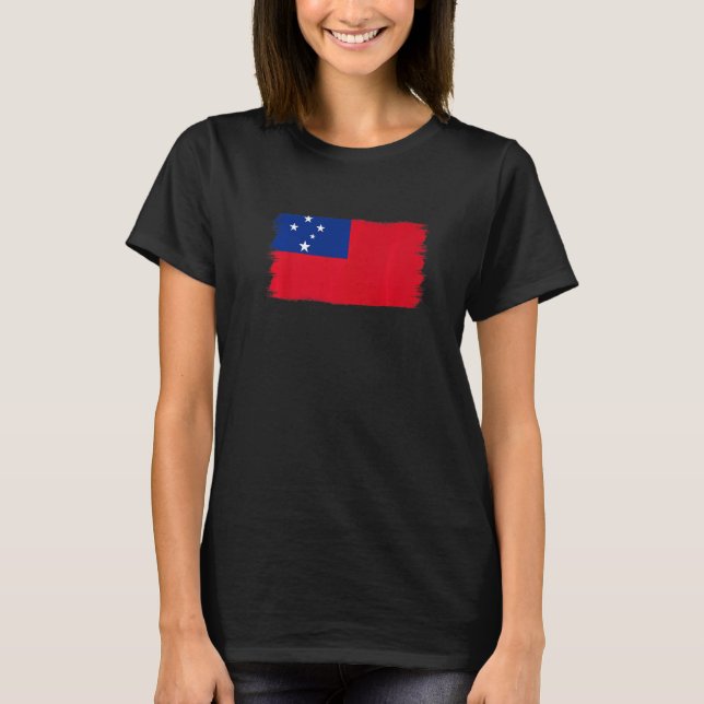 Samoan Flag Samoa  2 T-Shirt (Front)