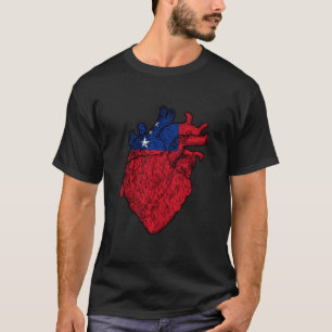 Samoan Flag Samoan Roots Samoa Heart Samoan Pride T-Shirt