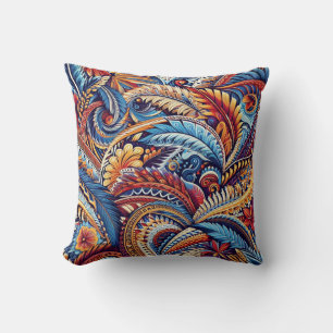 samoan , polynesian culture inspired pattern cushion