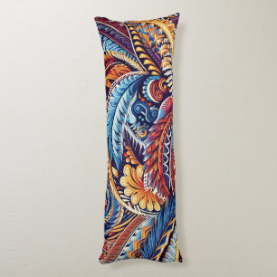 samoan , polynesian , pasific culture inspired  body cushion