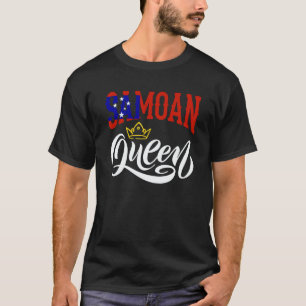 Samoan Queen Samoa Samoan Samoa Flag T-Shirt