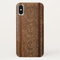 Samoan Tapa Hawaiian Faux Wood Surfboard