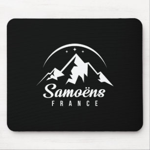 Samoëns France Ski Resort Skiing Snowboarding Souv Mouse Pad