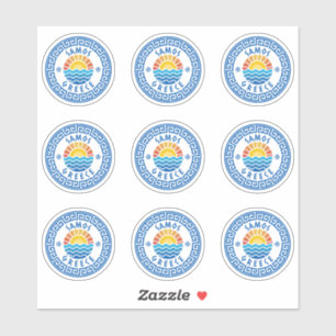 Samos Island, Greece Multiple Pack Sticker