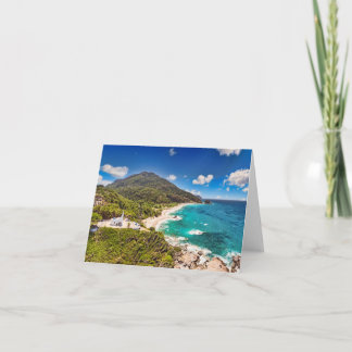 Samos island, Greece Thank You Card