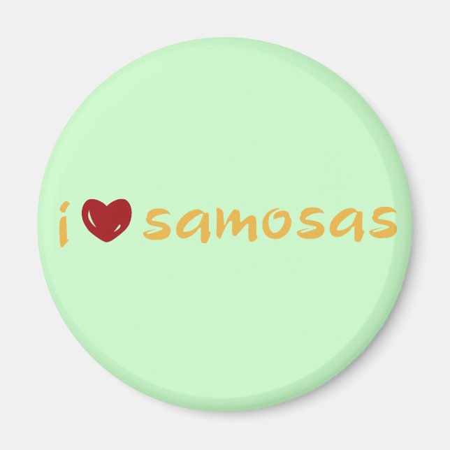Samosa Love Magnet (Front)