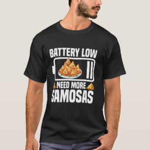 Samosas Fan Vegan Samosa Wraps Indian Fresh Samosa T-Shirt