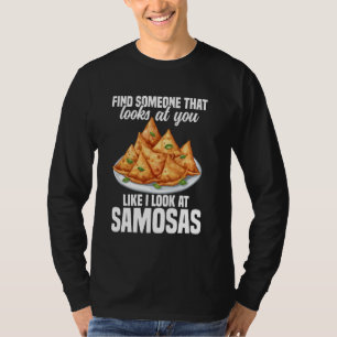 Samosas Foodie Indian Food Samosa Maker Vegan Samo T-Shirt