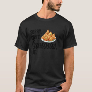 Samosas Foodie Samosa Maker Indian Food Vegan Samo T-Shirt