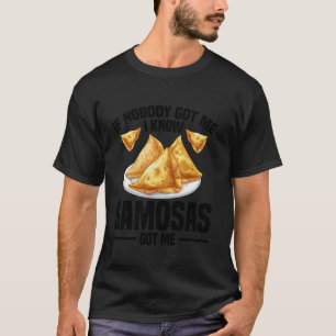 Samosas Lover Vegan Samosa Wraps Indian Fresh Samo T-Shirt