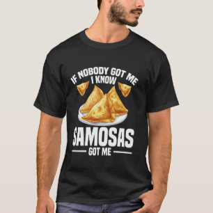 Samosas Lover Vegan Samosa Wraps Indian Fresh Samo T-Shirt