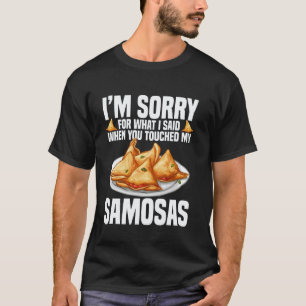 Samosas Making Indian Foodie Vegan Fresh Samosas T-Shirt