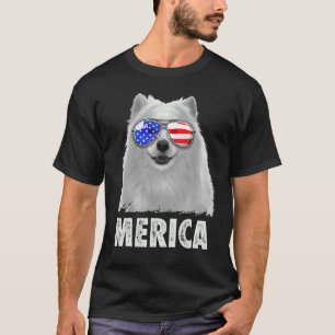 Samoyed 4th Of July Merica Men American Flag Sungl T-Shirt