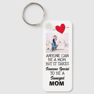 Samoyed...Best Mum Custom double-sided Keychain