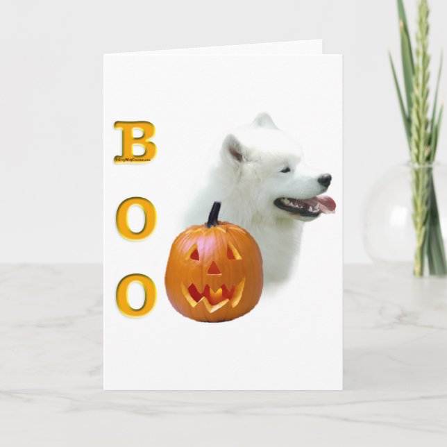 Samoyed Boo Card (Front)
