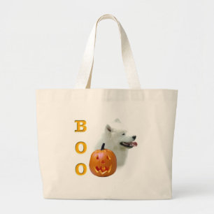 Samoyed Boo Large Tote Bag