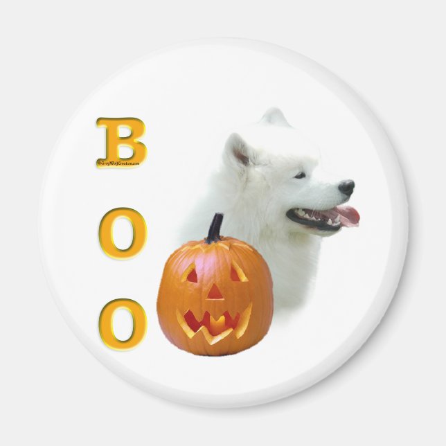 Samoyed Boo Magnet (Front)