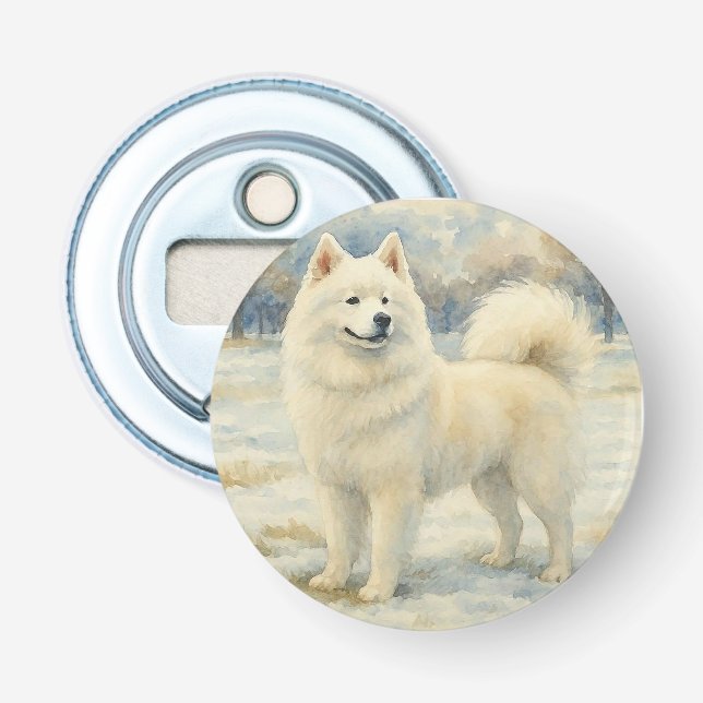 Samoyed Bottle Opener (Front)