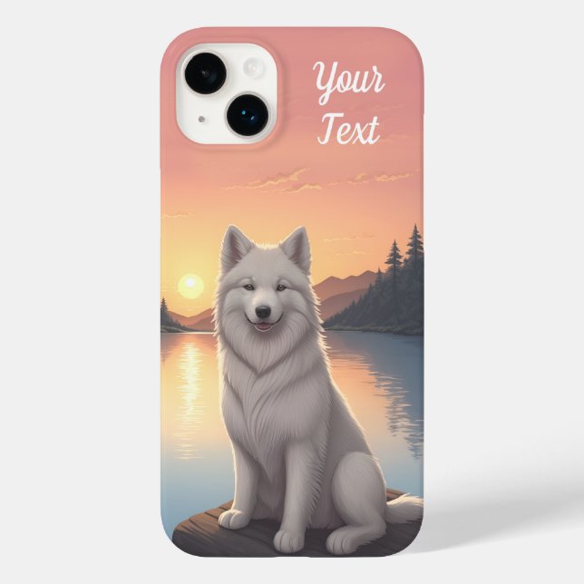 Samoyed by Lake Case-Mate iPhone Case (Back)