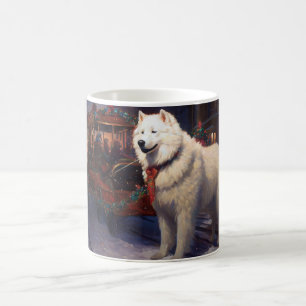 Samoyed Christmas Festive Season  Coffee Mug