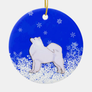 Samoyed Christmas Ornament