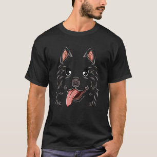 Samoyed Costume Cute Dog Face Halloween T-Shirt