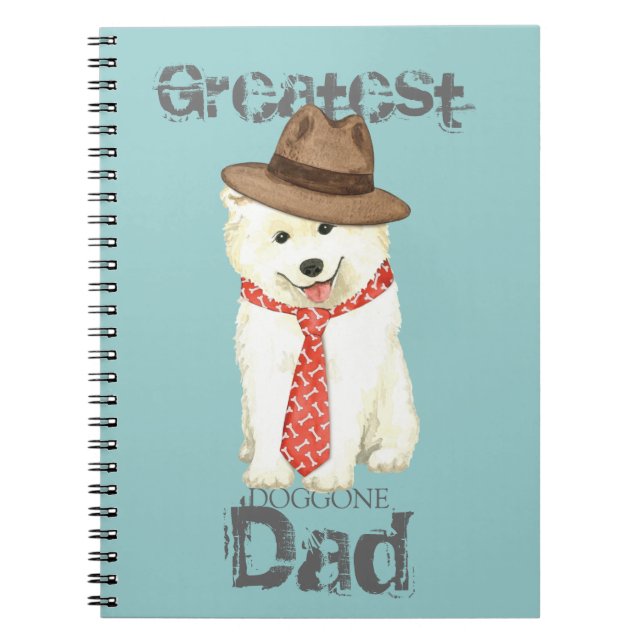 Samoyed Dad Notebook (Front)