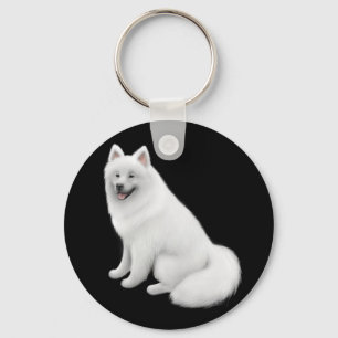 Samoyed Dog Keychain