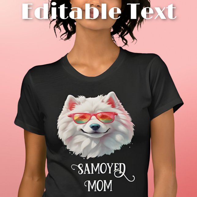 Samoyed Dog Mum Sunglasses T-Shirt (Creator Uploaded)